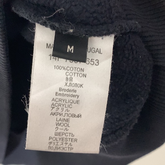 🔥 Givenchy African Snake Embroidered Crewneck Black Sweatshirt Medium - Picture 7 of 7